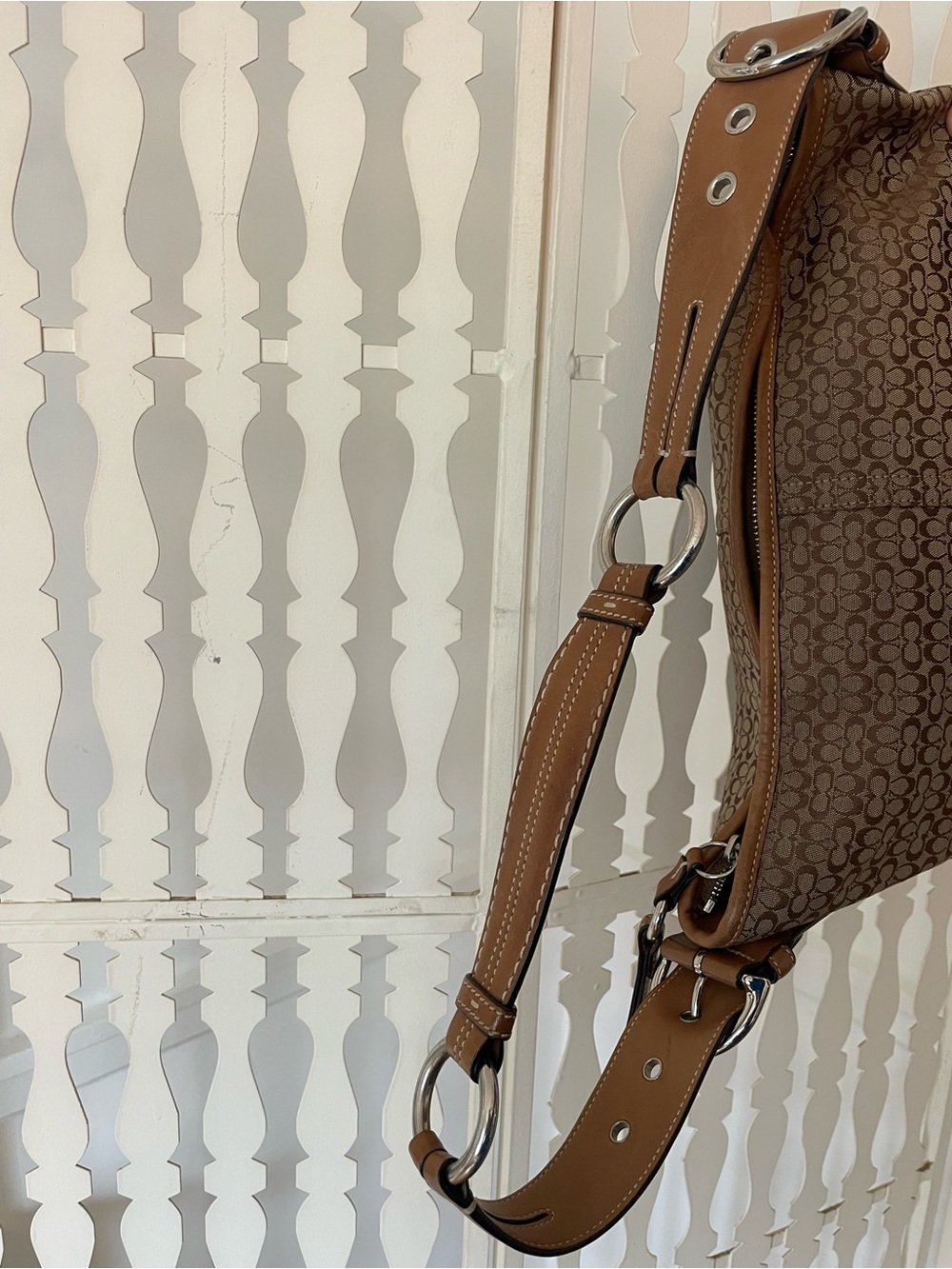 Vintage Coach Soho Signature Canvas Hobo Bag (Style No. 1461) - Picture 3 of 6